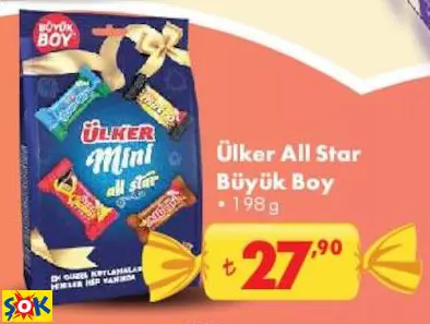 ÜLKER ALL STAR BÜYÜK BOY (BAYRAM ŞEKERİ-ÇİKOLATASI)